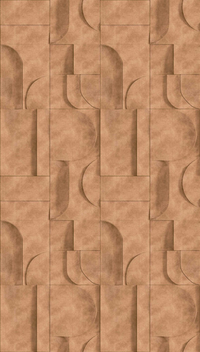 Panel - Relief Geo Brown