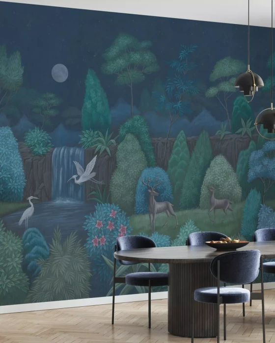 Mural - Nocturnal Symphony Nature (Per Sqm)