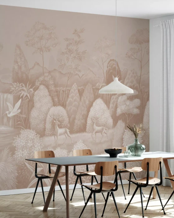 Mural - Nocturnal Symphony Sepia (Per Sqm)
