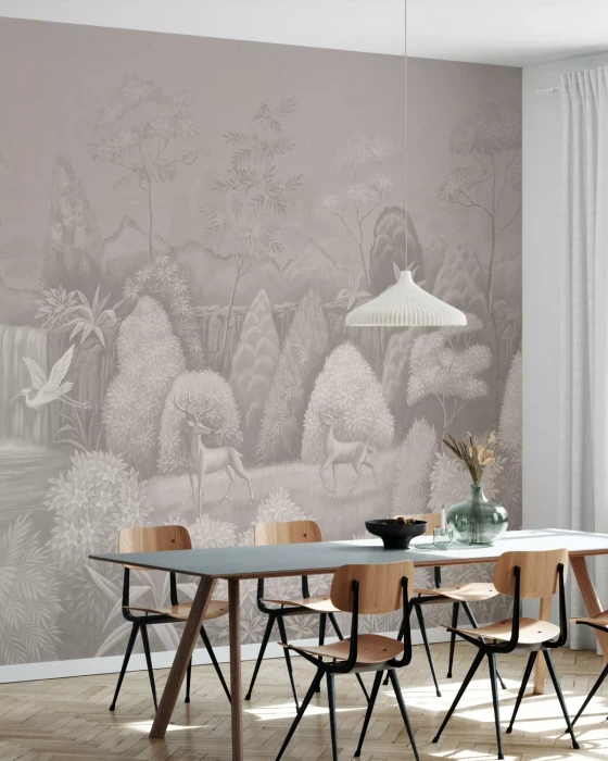 Mural - Nocturnal Symphony Beige (Per Sqm)