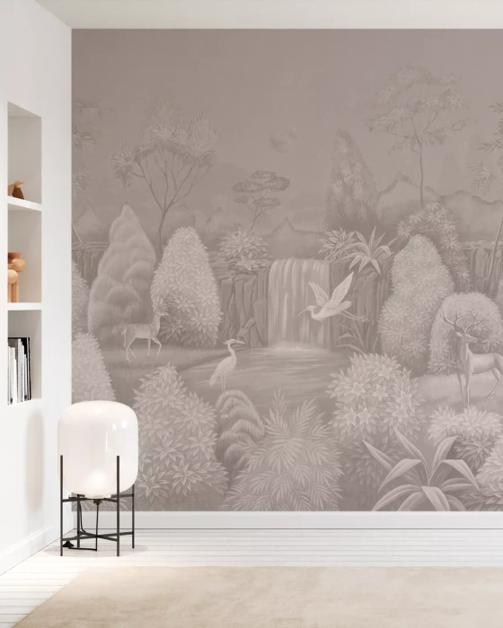 Mural - Nocturnal Symphony Beige (Per Sqm)