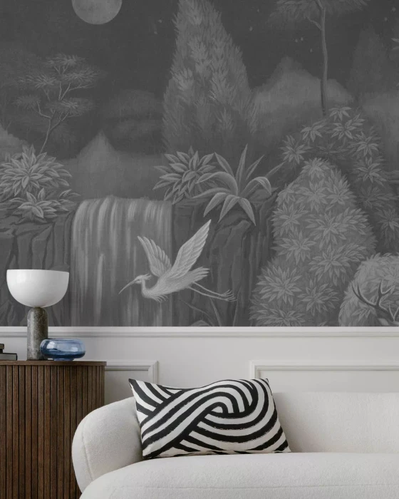 Mural - Nocturnal Symphony BW (Per Sqm)