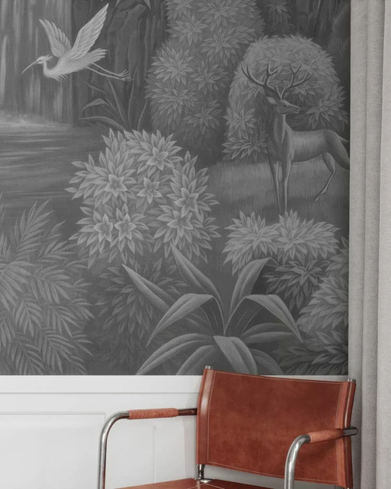 Mural - Nocturnal Symphony BW (Per Sqm)