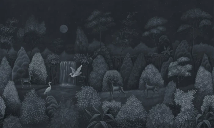 Mural - Nocturnal Symphony Ink (Per Sqm)