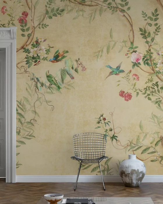 Mural - Pretty Birds (Per Sqm)