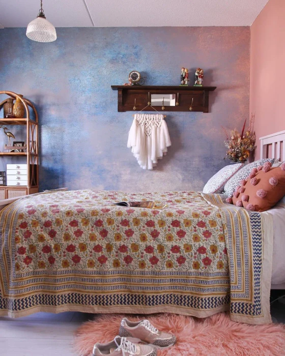 Mural - A Glimpse of Blue (Per Sqm)