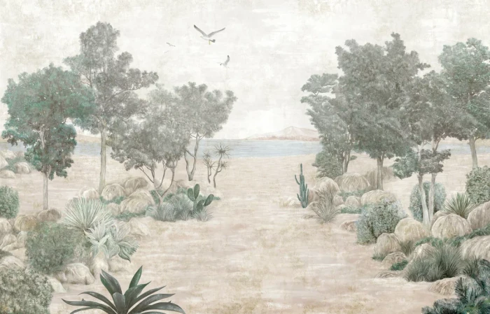 Mural - Maritime Pines (Per Sqm)