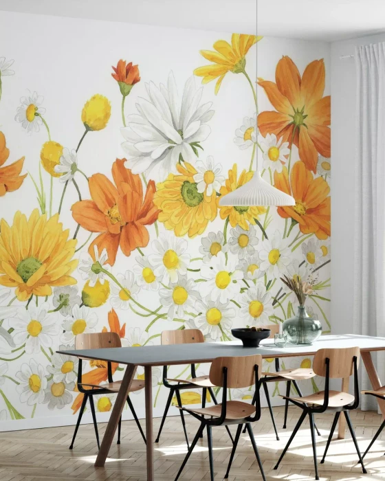 Mural - Sunny Wild Bouquet (Per Sqm)