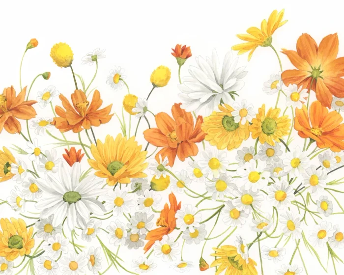 Mural - Sunny Wild Bouquet (Per Sqm)