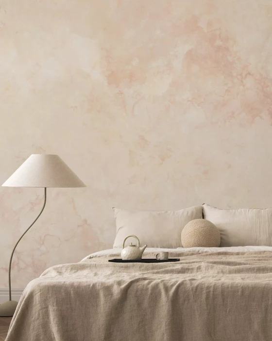 Mural - Polished Marble Soft Peach (Per Sqm)
