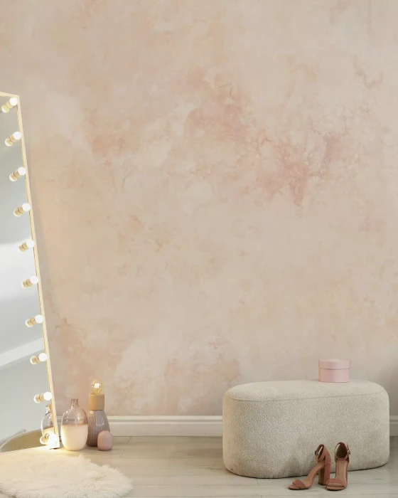 Mural - Polished Marble Soft Peach (Per Sqm)
