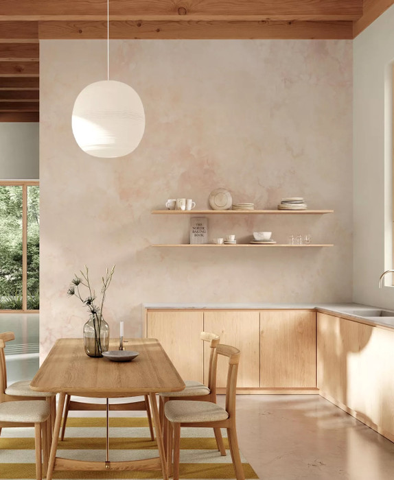 Mural - Polished Marble Soft Peach (Per Sqm)