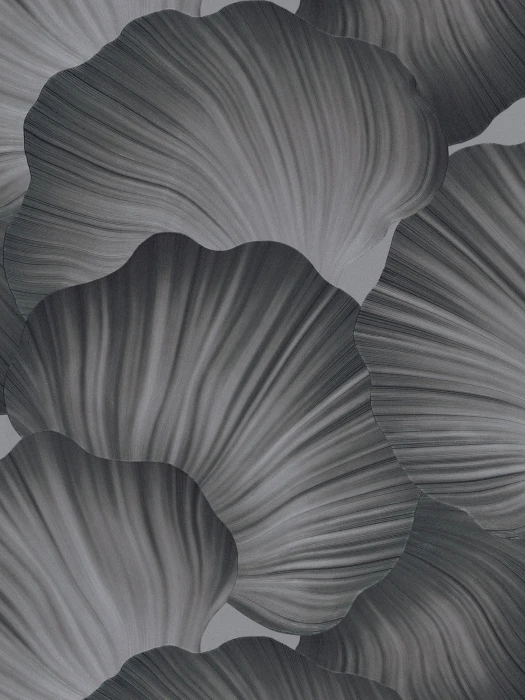 Serene Petals - Charcoal