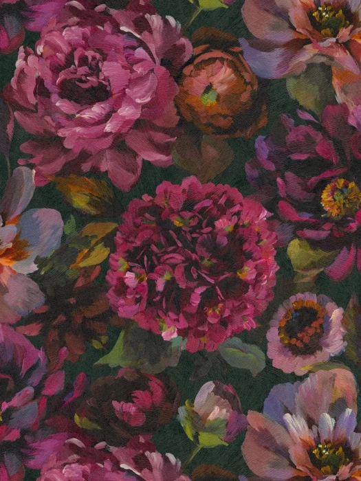Bloom - Charcoal / Pink