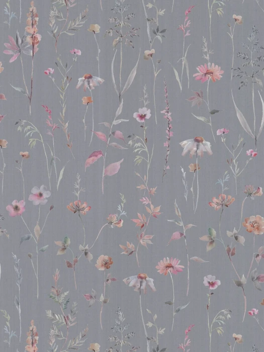 Ethereal Blooms - Grey / Pink
