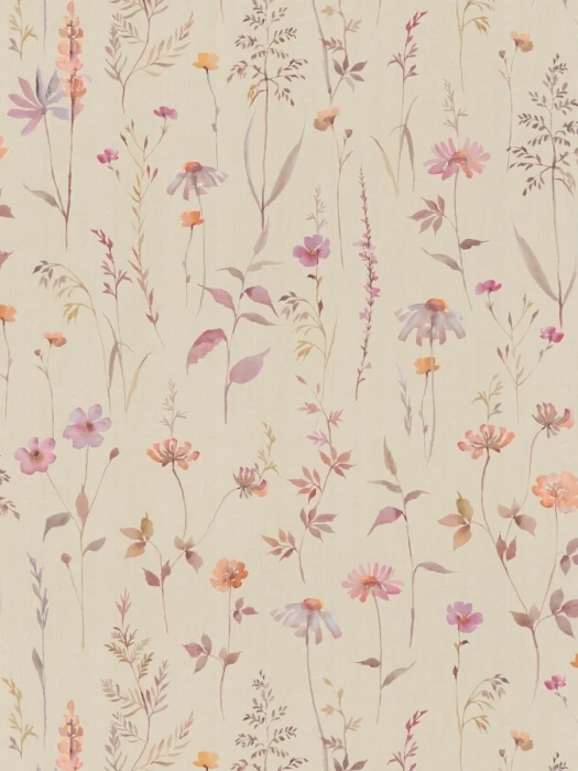 Ethereal Blooms - Beige/ Pink
