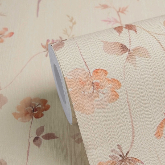 Ethereal Blooms - Beige/ Pink