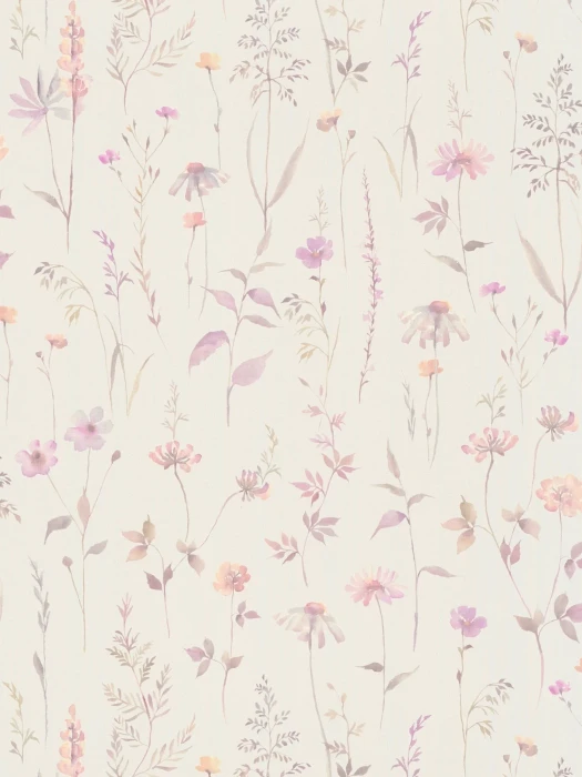 Ethereal Blooms - Ivory/ Pink