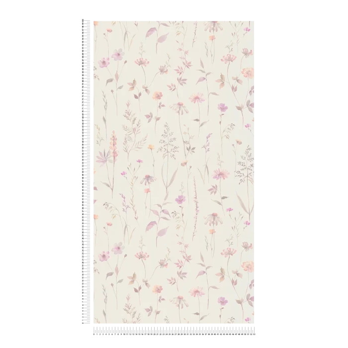 Ethereal Blooms - Ivory/ Pink