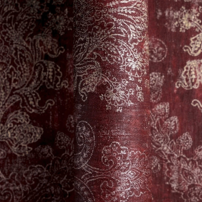 Gilded Damask - Rouge Red
