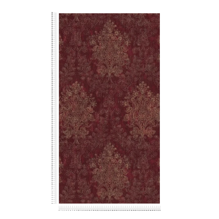 Gilded Damask - Rouge Red