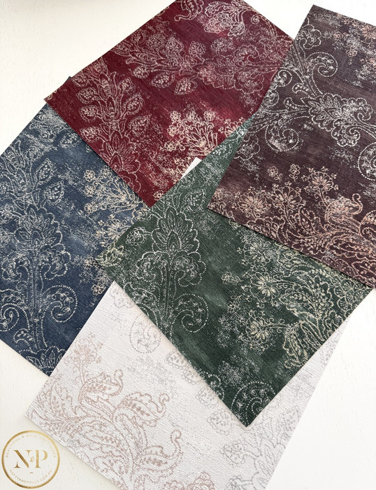 Gilded Damask - Rouge Red