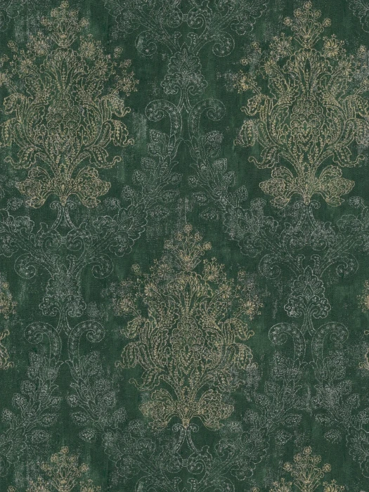 Gilded Damask - Green
