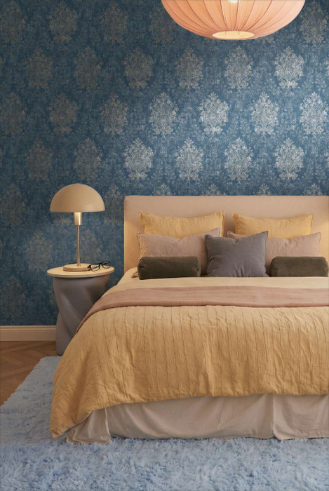 Gilded Damask - Blue