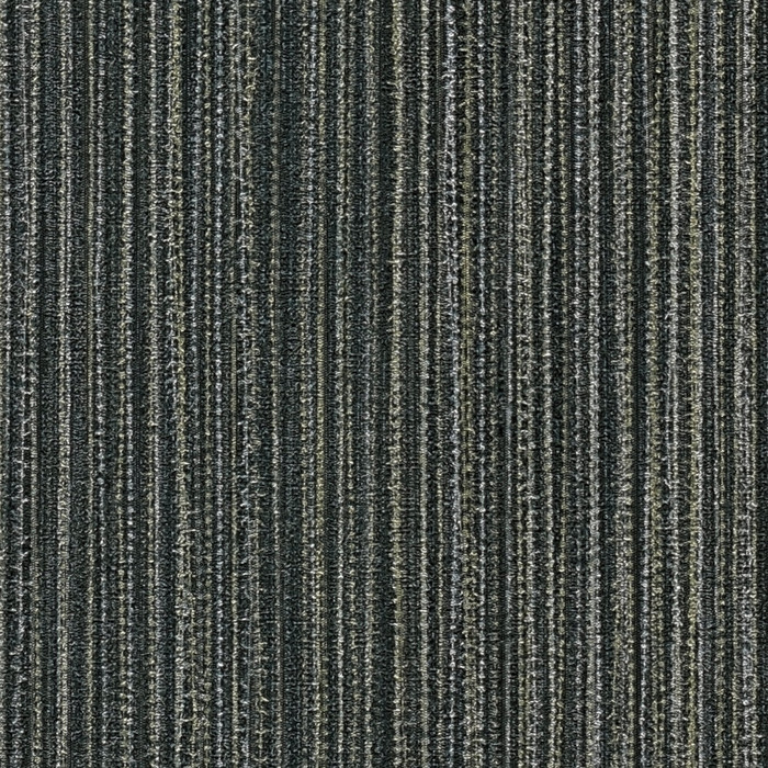 Oxford Stripe - Black / Silver (1 Roll Avail.)