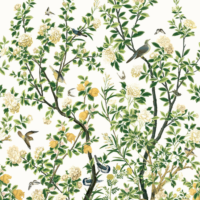 Mural - Jardin Bloom White