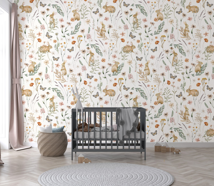 Mural - Country Rabbits (Per Sqm)