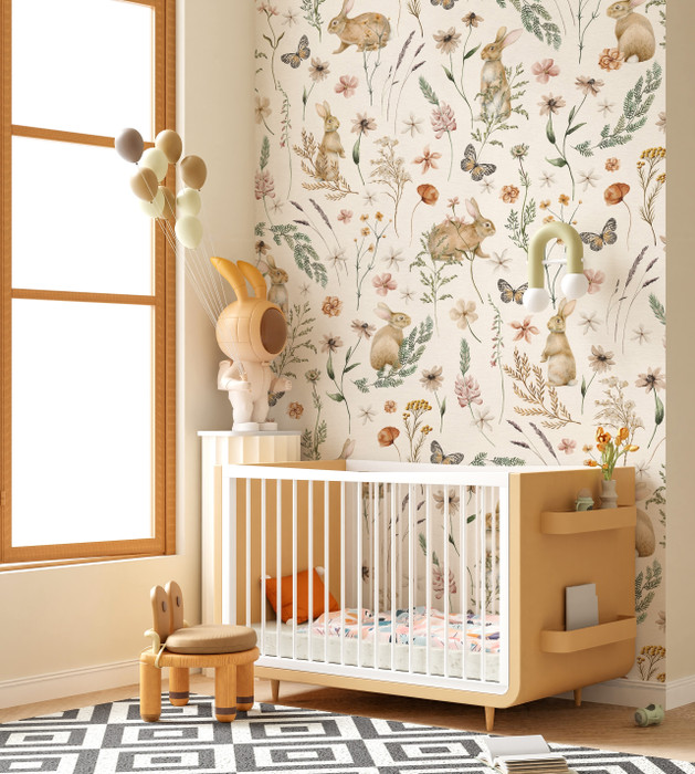 Mural - Country Rabbits (Per Sqm)