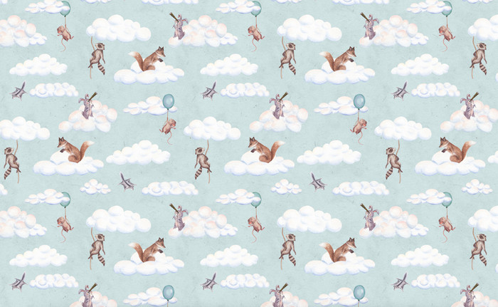 Mural - Fun in the Clouds (Per Sqm)
