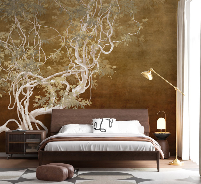 Mural - Fresco Tree Golden (Per Sqm)