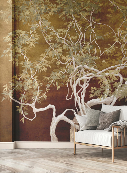 Mural - Fresco Tree Golden (Per Sqm)