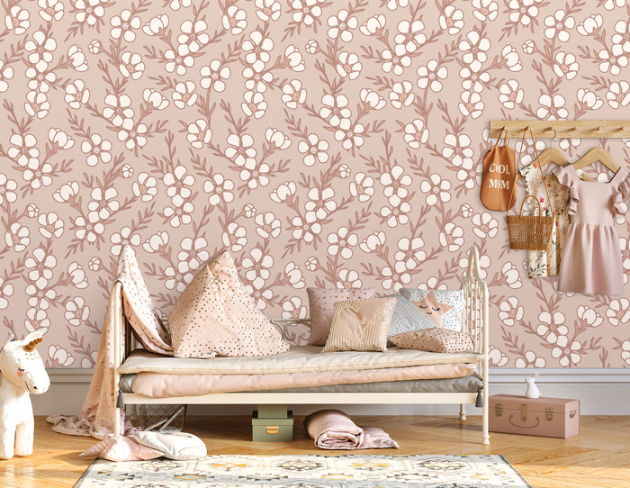 Mural - Tea Tree Blush (Per Sqm)