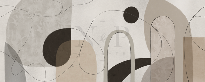 Mural - Boho Abstract Nude (Per Sqm)