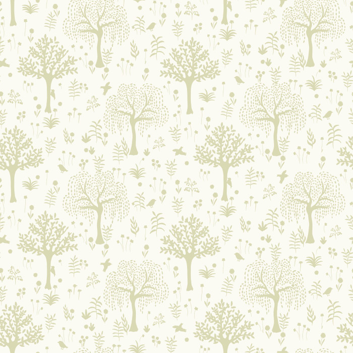 Poetic Garden - Almond Green