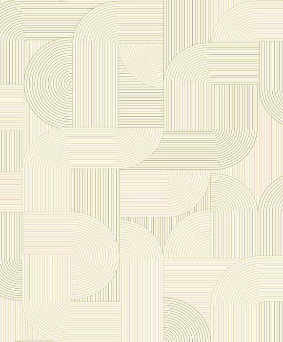Interlace - Almond Green