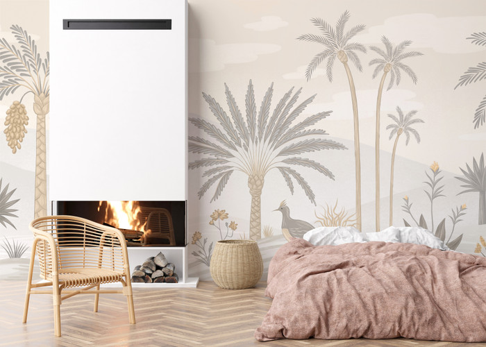 Mural - Oasis Island Warm (Per Sqm)
