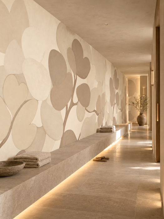 Mural - Emil's Bouquet Sepia (Per Sqm)