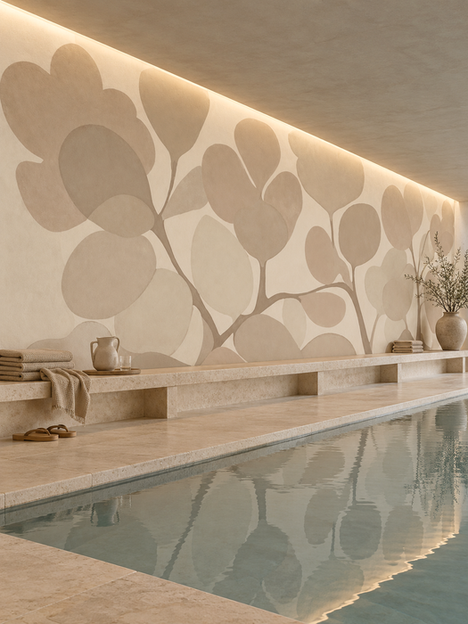 Mural - Emil's Bouquet Sepia (Per Sqm)