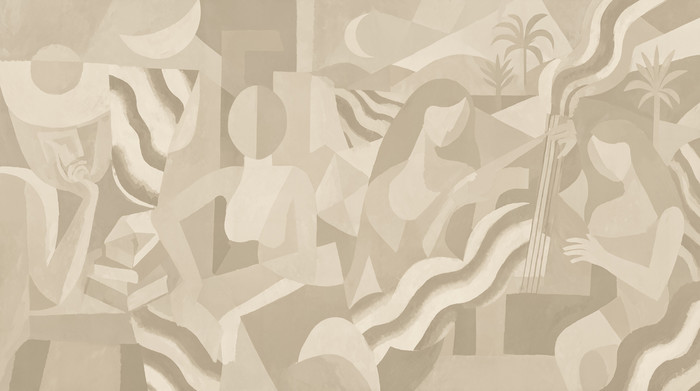 Mural - Lunar Drift Smoke (Per Sqm)
