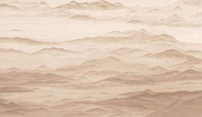 Mural - Roerich Valley Sepia (Per Sqm)