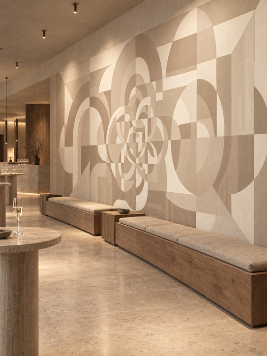 Mural - Silent Passage Sand (Per Sqm)
