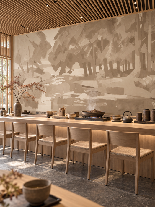 Mural - Velvet Forest Sepia (Per Sqm)