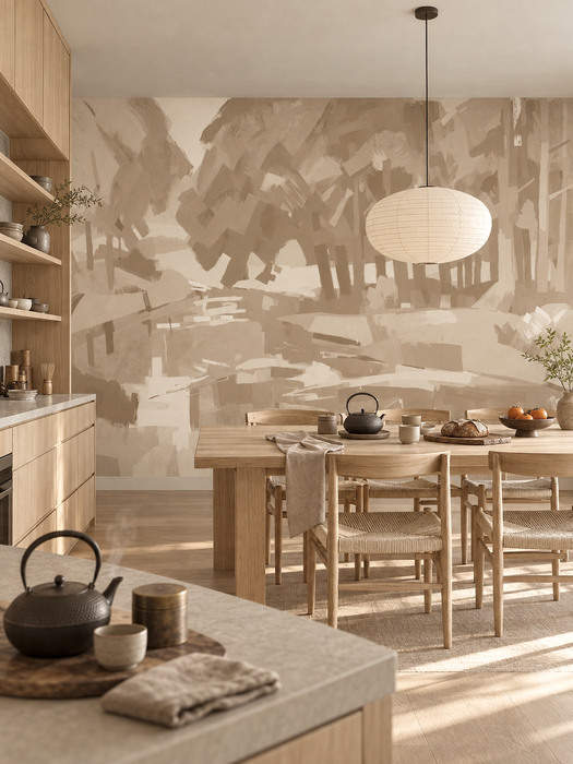 Mural - Velvet Forest Sepia (Per Sqm)