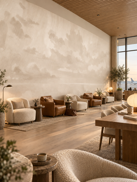 Mural - Velvet Smoke Sand (Per Sqm)