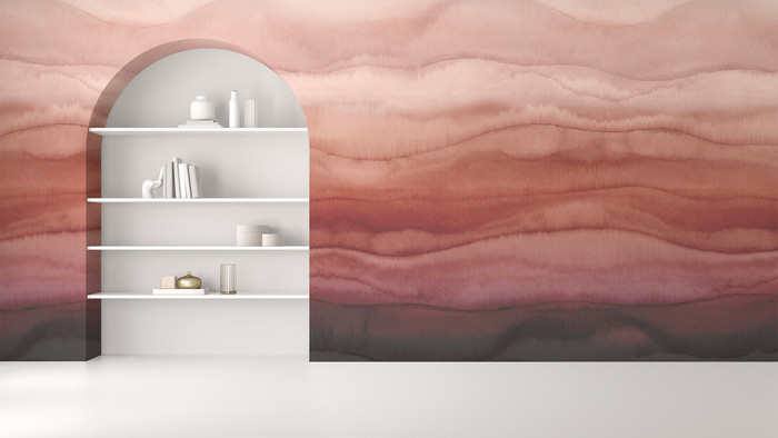 Mural - Sunset Ombre Terracotta (Per Sqm)