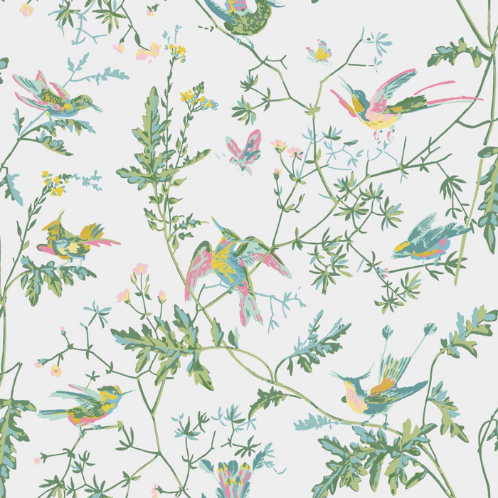 Hummingbirds - Green / Pink